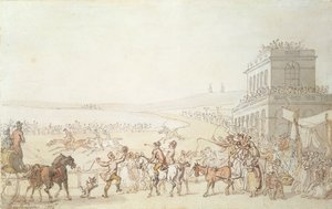 Carreras de Brighton, 1816 de Thomas Rowlandson